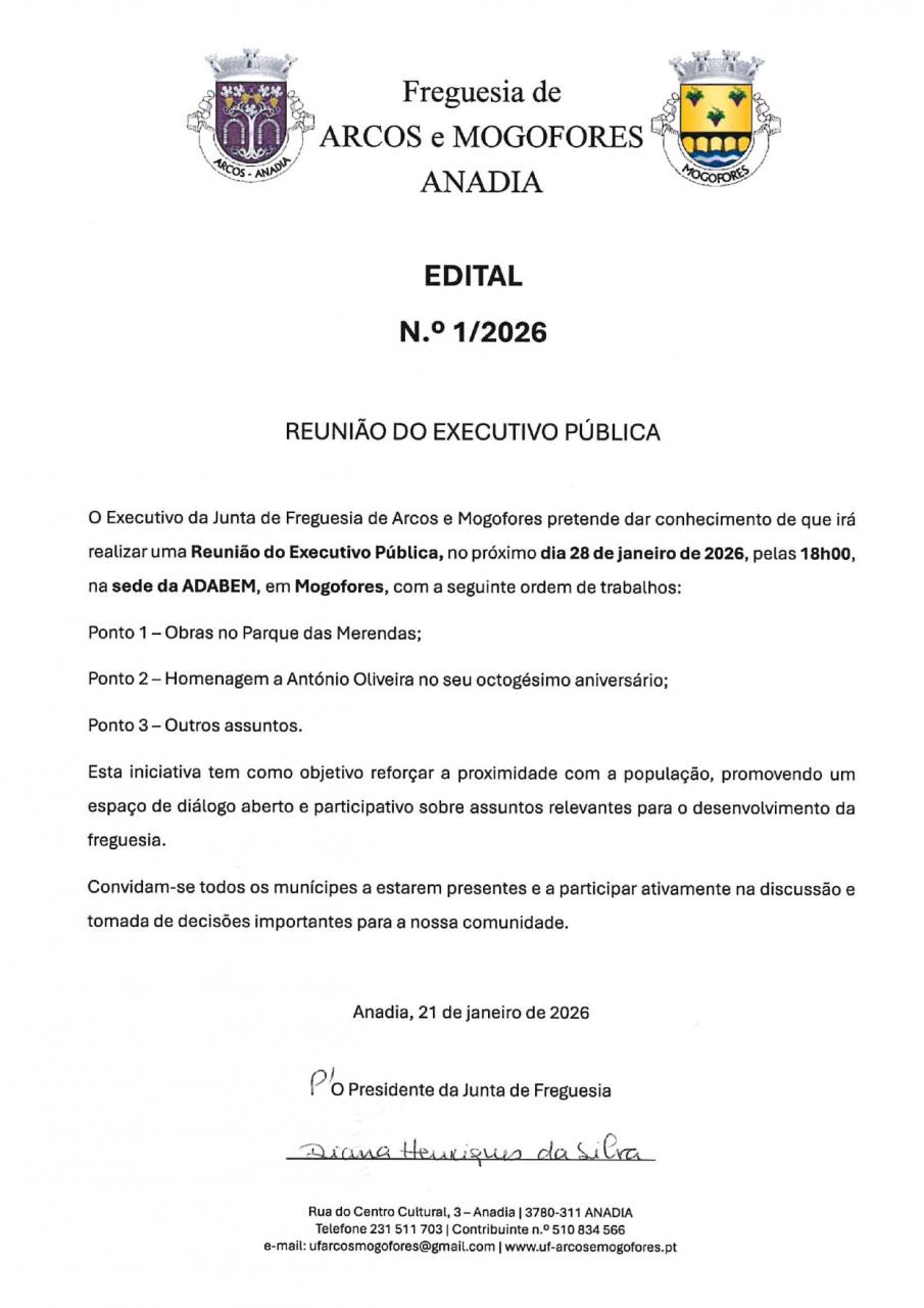 Reuni&atilde;o do Executivo P&uacute;blica